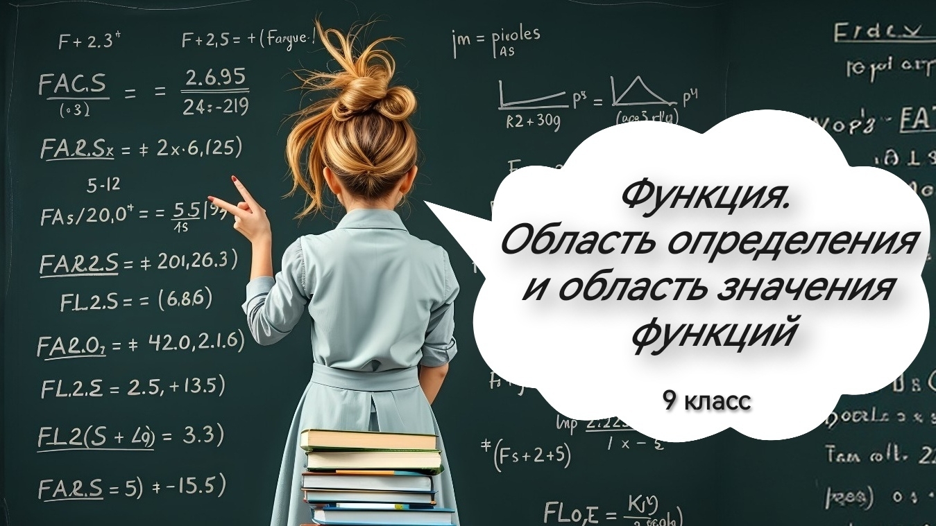 Функция. Область определения и область значения функций. Алгебра. 9 класс