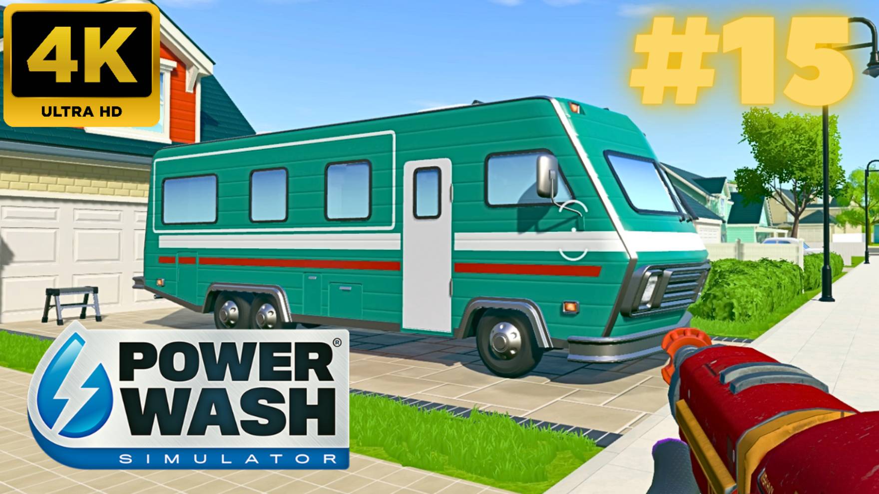 PowerWash Simulator: Отмыть домик на колесах #15 (4K)