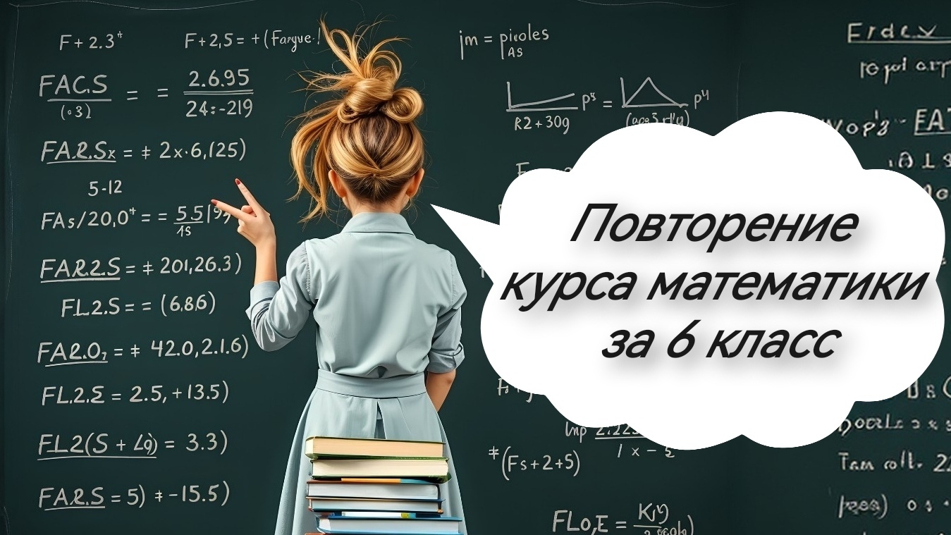 Повторение математики за курс 6 класса. Для поступающих в 7 класс.