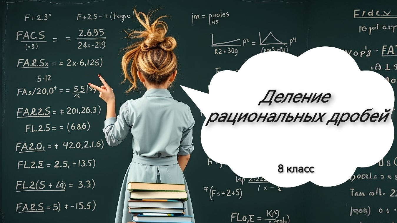 Деление рациональных дробей. Алгебра. 8 класс