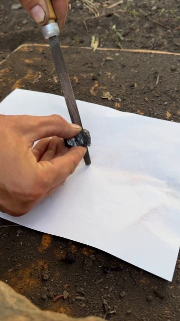 Как добыть огонь из угля