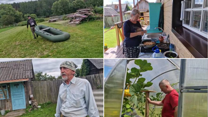 ЮРА ВЫКОСИЛ ГАЗОНЫ, БЫЛ НА РЫБАЛКЕ,А Я ГОТОВЛЮ ЛИСИЧКИ В СЛИВКАХ.