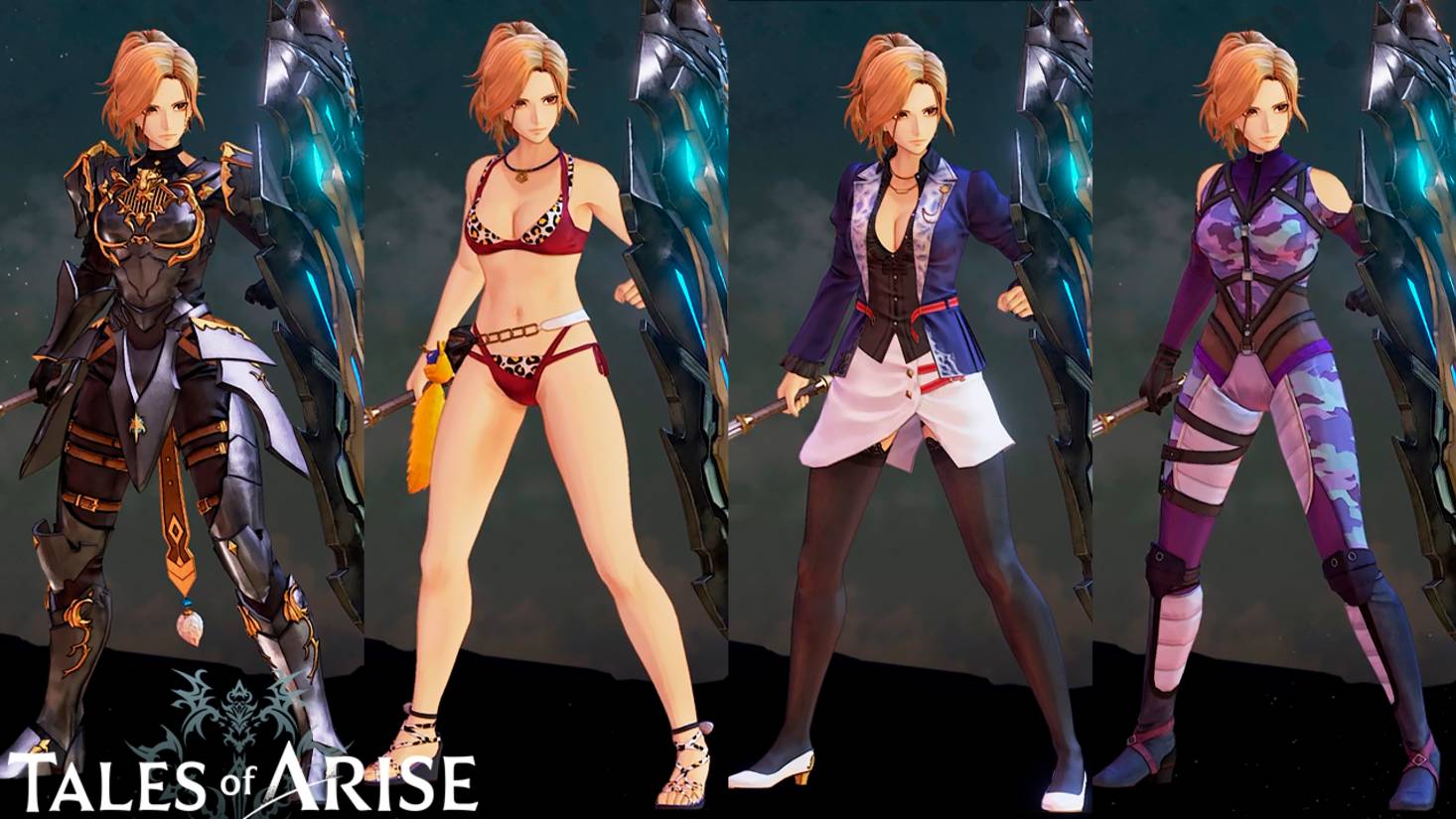 Tales of Arise | Кисара | Все костюмы, стрижки, стили, примочки, облики оружия
