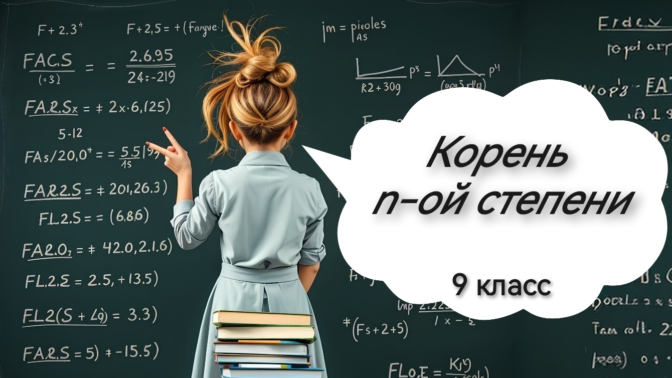 Корень n-ой степени. Алгебра. 9 класс
