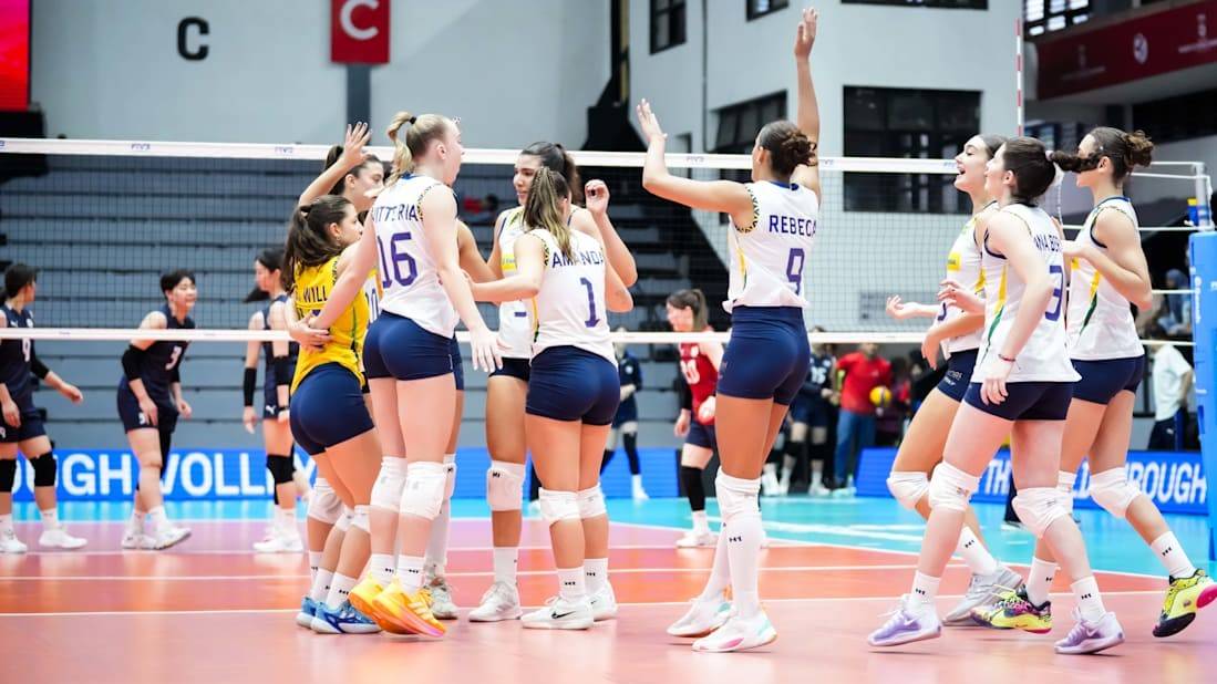 Волейбол. Бразилия — Корея. 1/8 финала. ЧМ-2025 U21