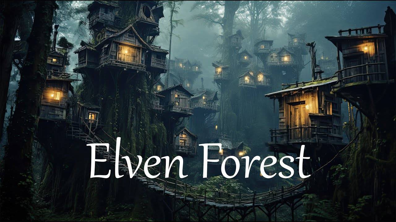 Elven Forest - Ethereal Fantasy Ambient Music - Relaxing Beautiful Meditative Music