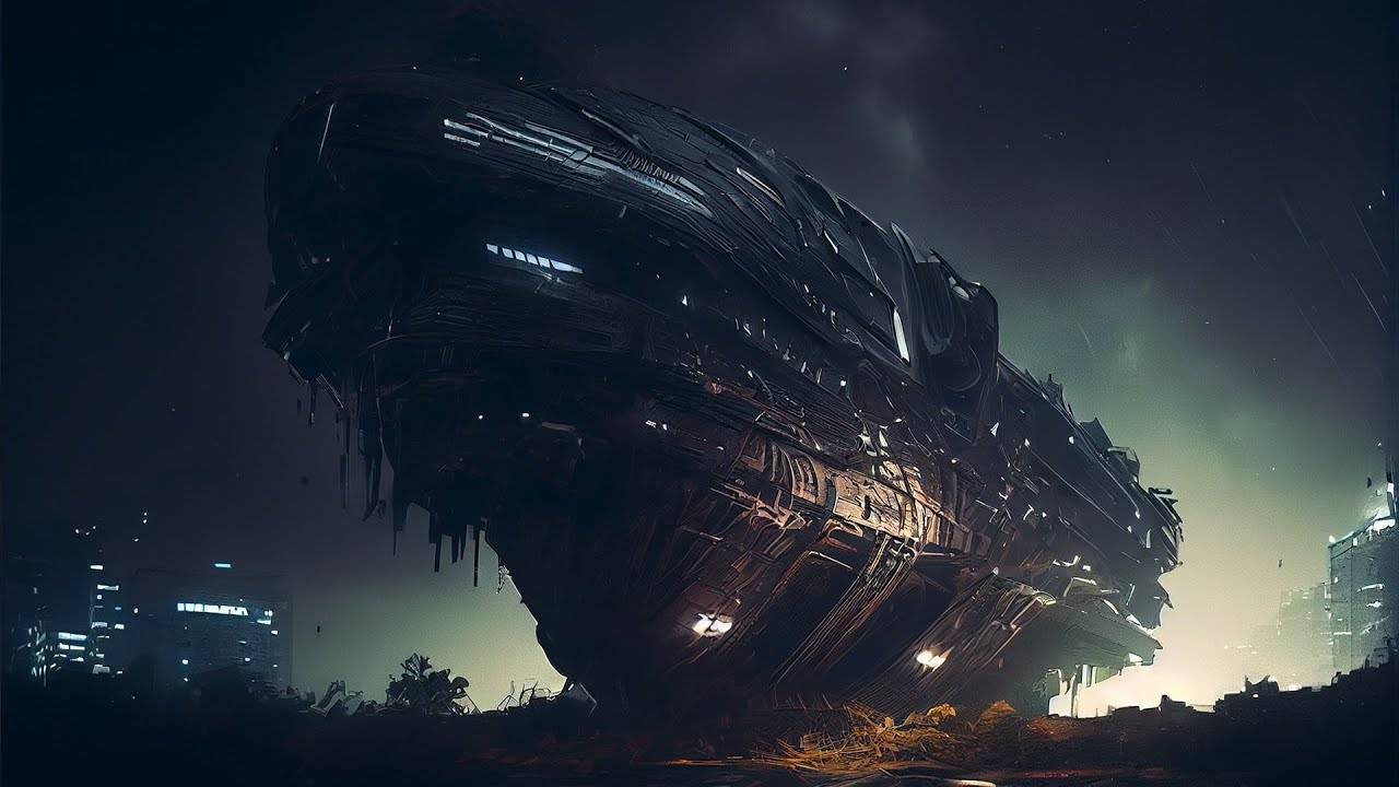 Spaceship - A Dark Atmospheric Ambient Music - Post Apocalyptic Sci Fi Ambient