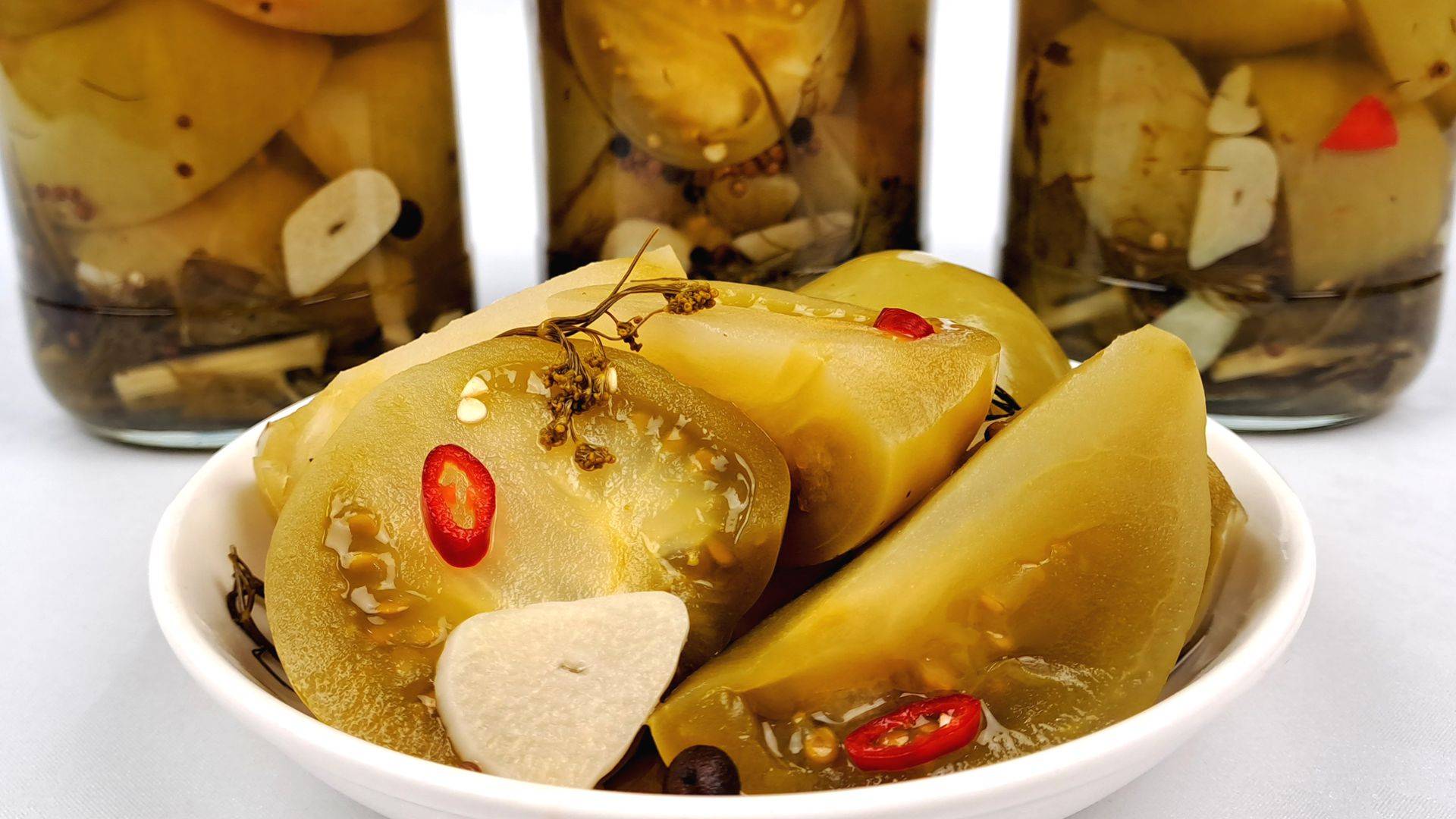 МАРИНОВАННЫЕ ЗЕЛЕНЫЕ ПОМИДОРЫ НА ЗИМУ ❗ Самые вкусные помидоры, пошаговый рецепт!