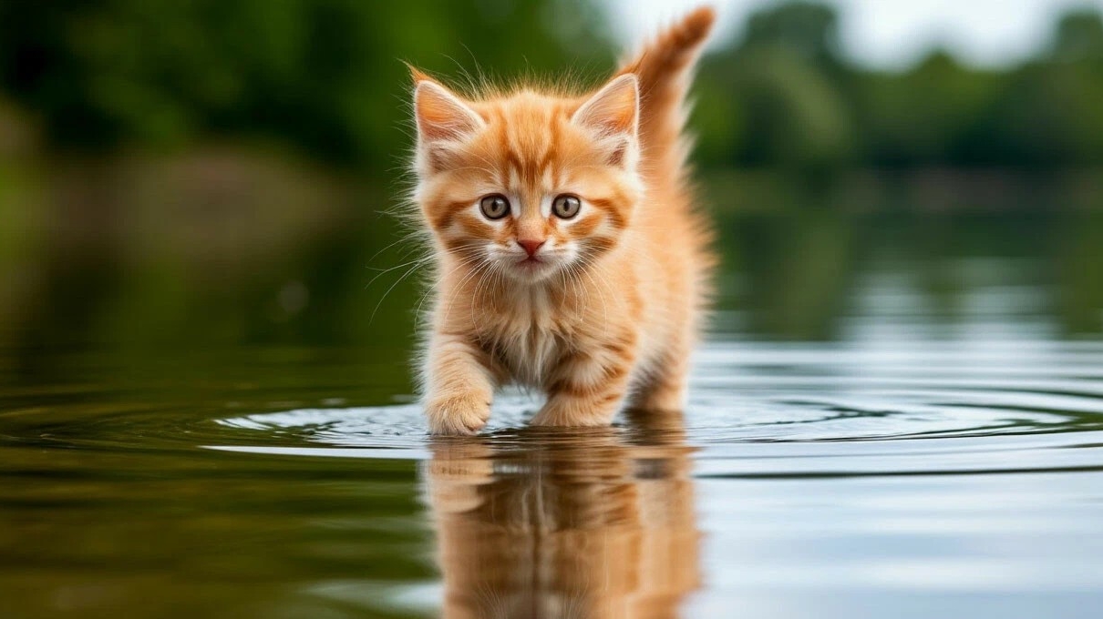 Анимационные видео  о животных  - о маленьком пушистике