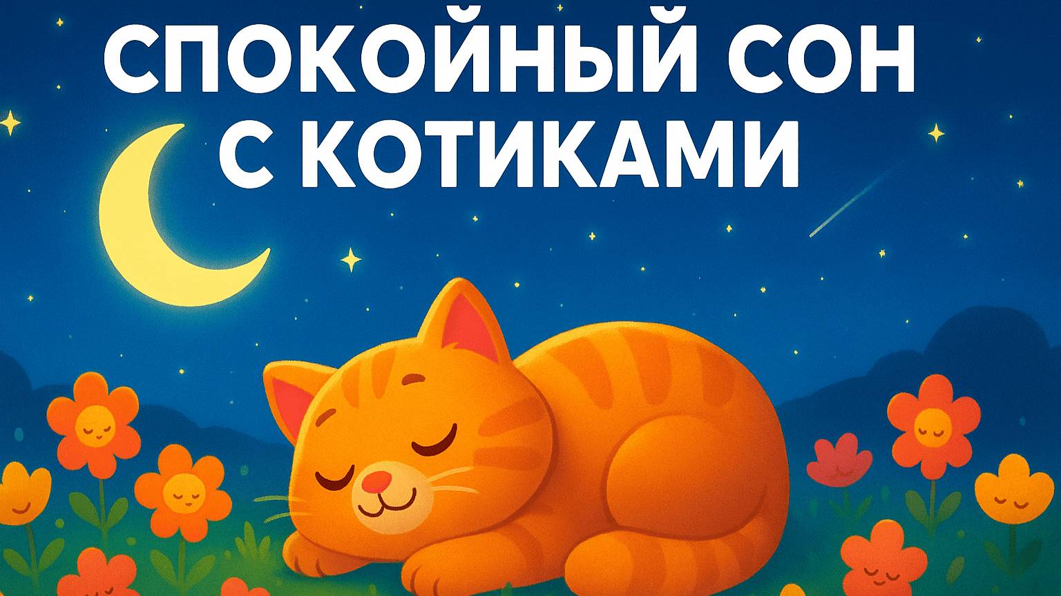 СПОКОЙНЫЙ СОН С КОТИКАМИ 🌙
