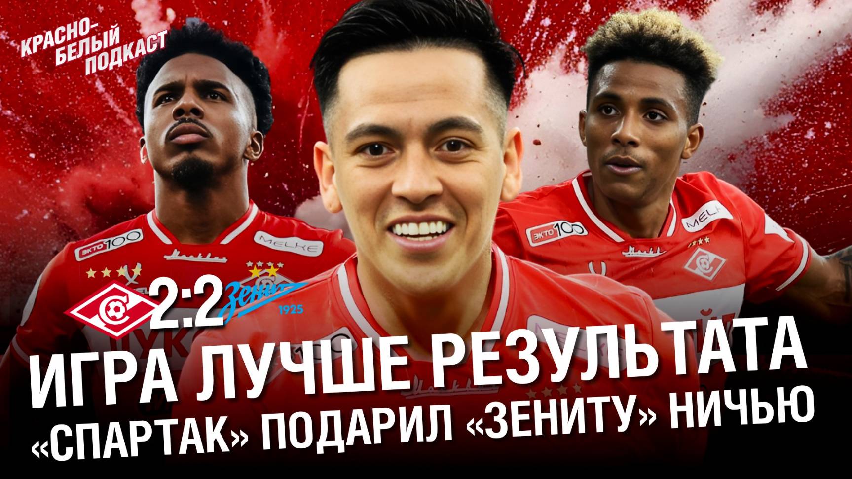 «Спартак» 2-2  «Зенит» | Игра лучше результата | «Спартак» подарил ничью «Зениту» |КБП