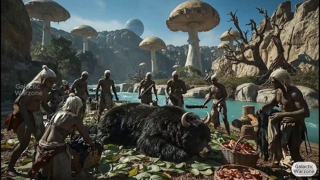 Martian Love and War： The Horned Bear Hunt ｜ Martians 3.5 million years ago