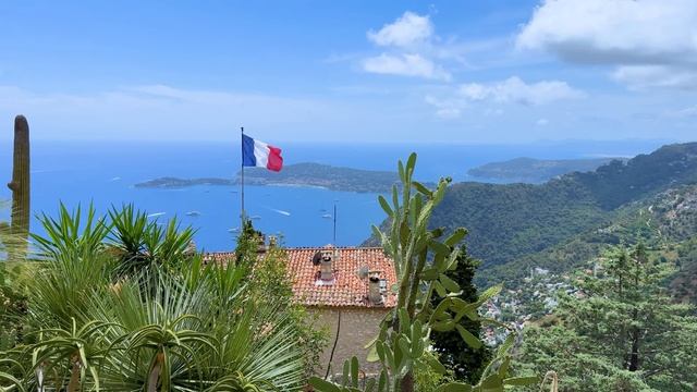 Франция. Прогулка по комунне Эз в формате 4К