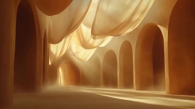 Golden Dunes of Arrakis Ambient Soundscape ｜ Desert Meditation for Deep Focus