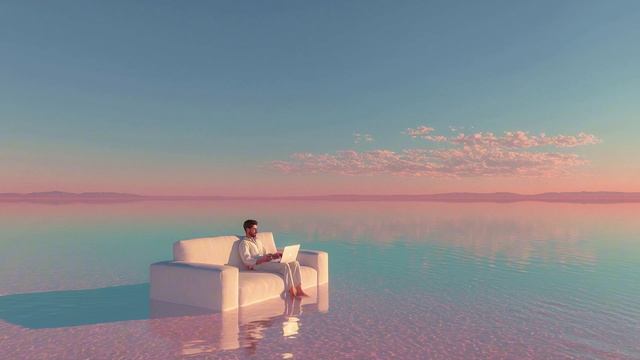 Neon Dream Ambient Soundscape ｜ Serene Relaxing Meditation for Focus