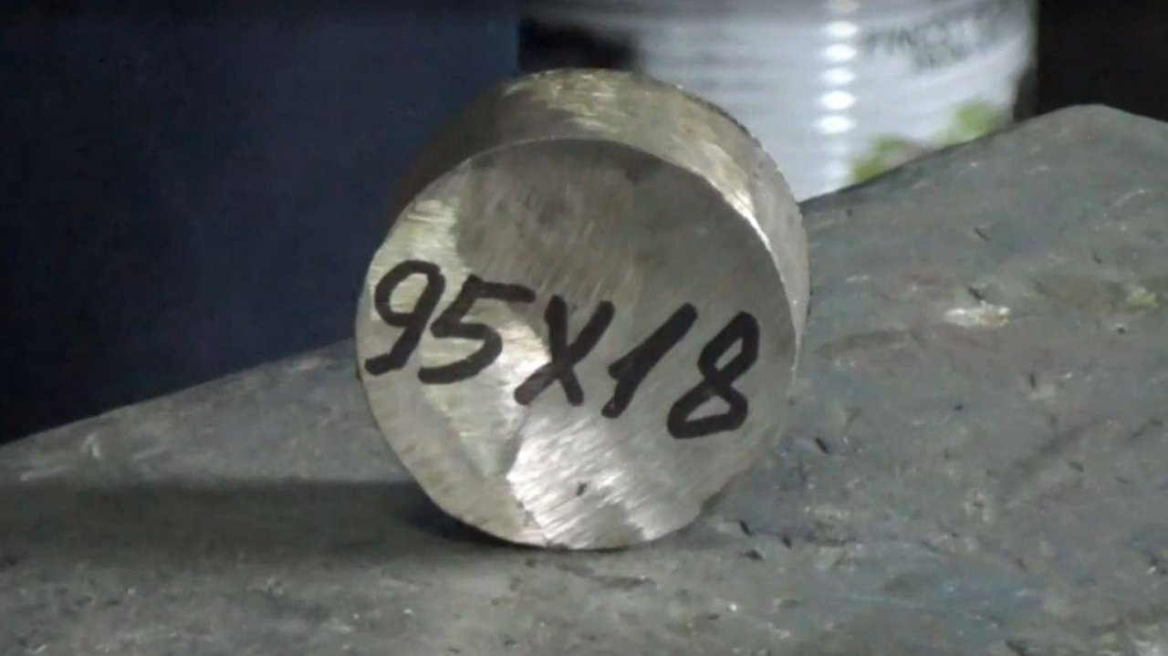 Клинок из стали 95Х18, мастер-класс от Леонида Архангельского