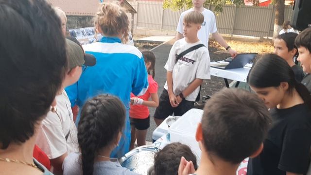 Научные эксперименты на 100летии села Острогорка 16.08.2025