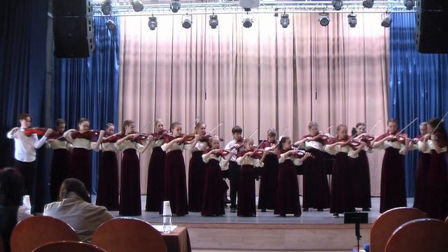 Ансамбль скрипачей средних и старших классов ДШИ «Гармония» - Стивен Фостер "Прекрасный мечтатель"