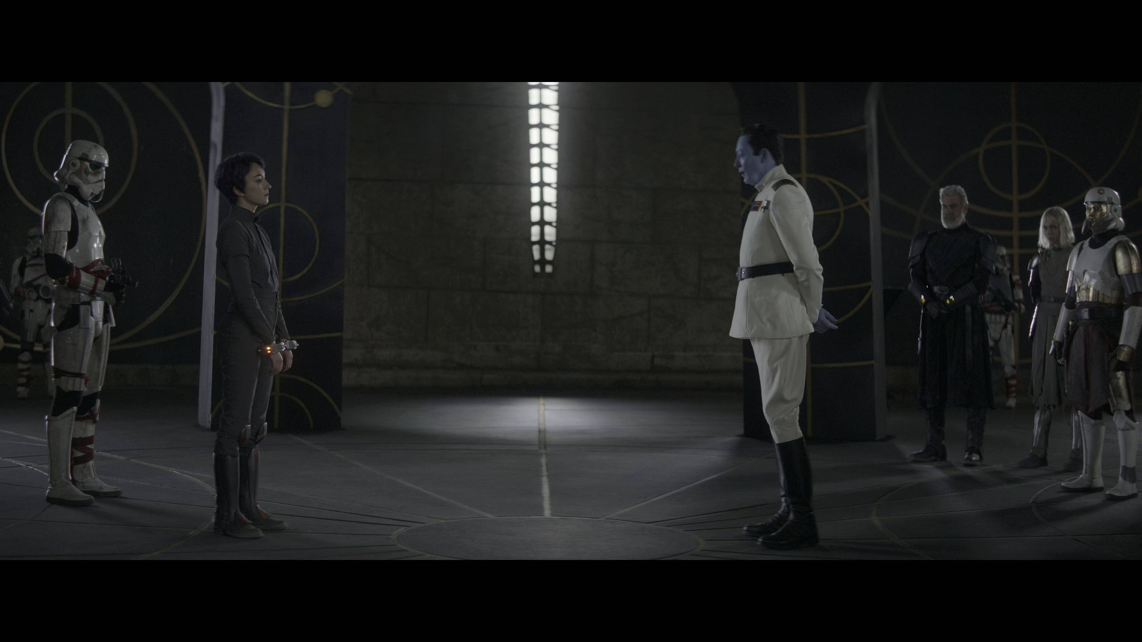 Асока 6 серия Перидия. Гранд Адмирал Траун. Траун отпускает Сабин. Сабин находит Эзру  обзор