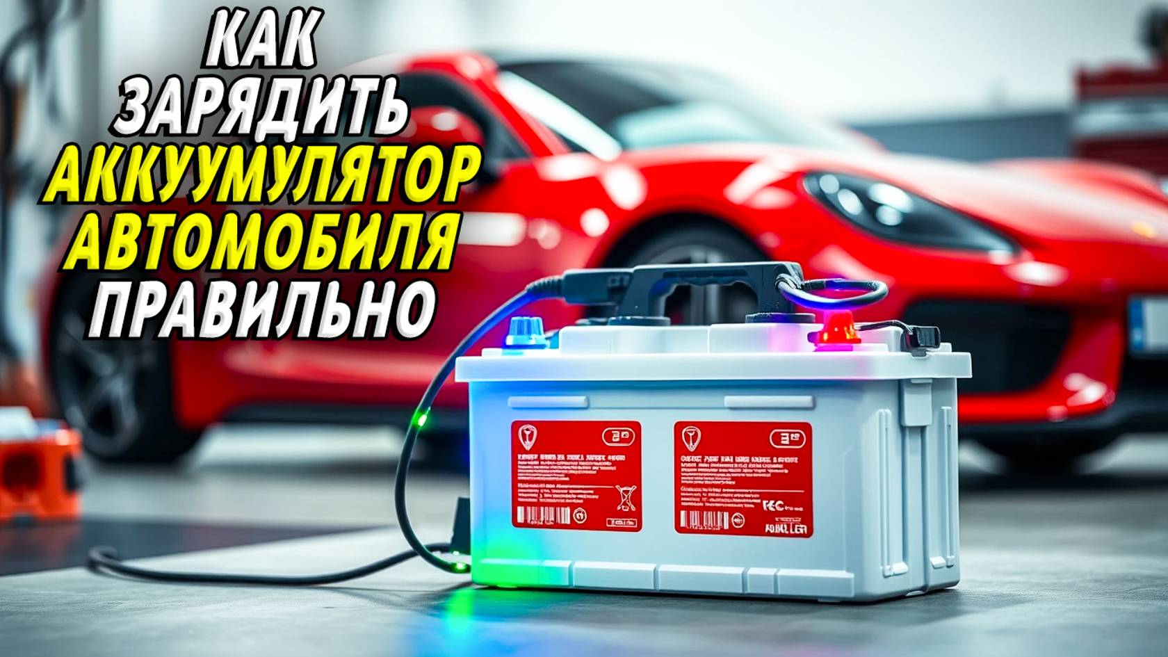 Как зарядить аккумулятор автомобиля правильно