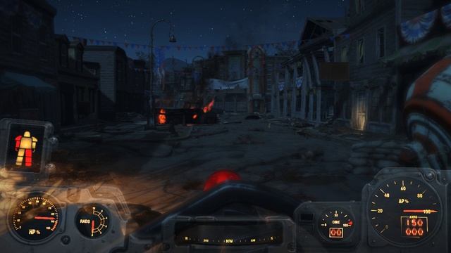 Fallout 4 пошел все таки помочь и пришел на базу в силовой броне