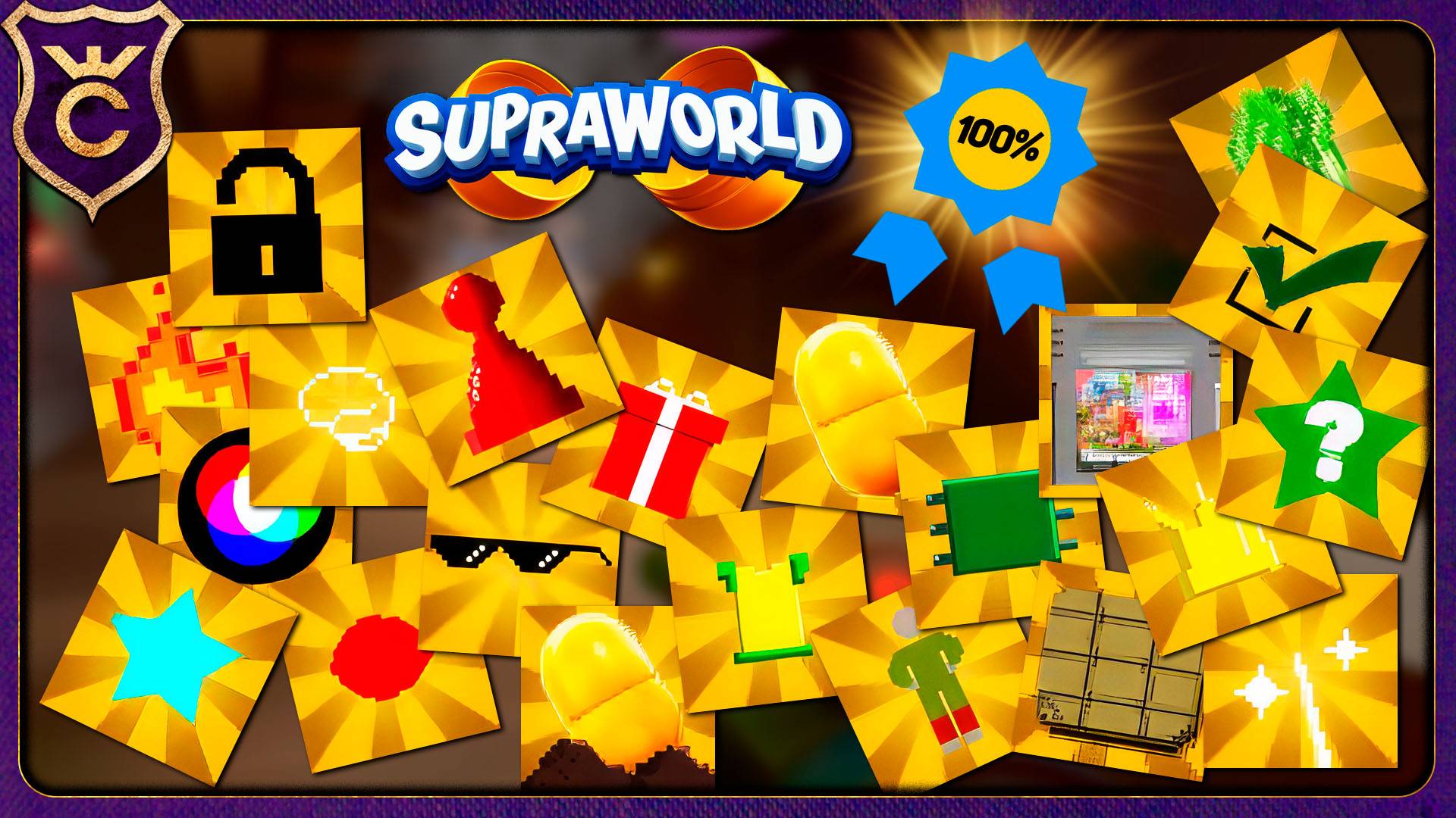 100% ДОСТИЖЕНИЙ SUPRAWORLD - ALL ACHIEVEMENTS SUPRAWORLD