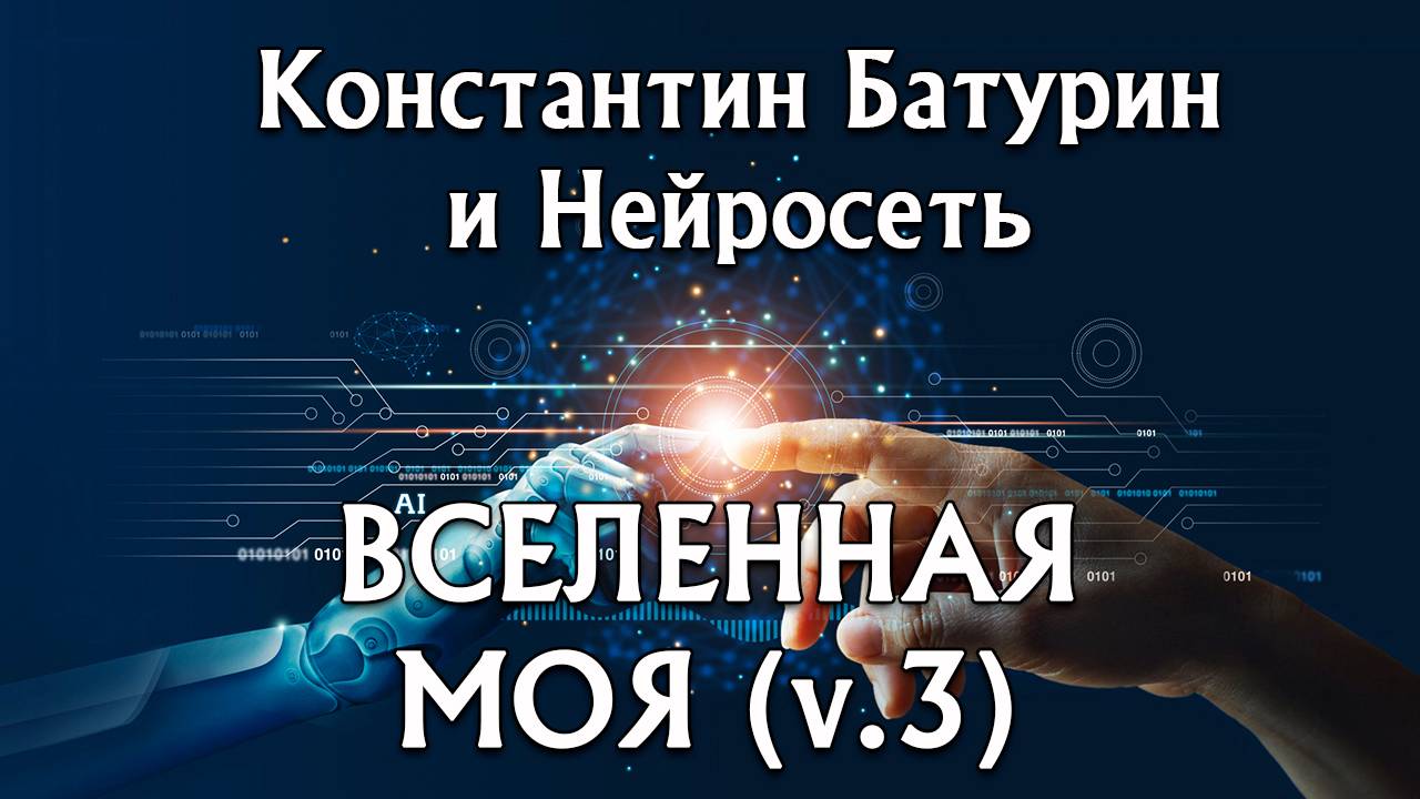 ВСЕЛЕННАЯ МОЯ (v.3) - Константин Батурин и Нейросеть