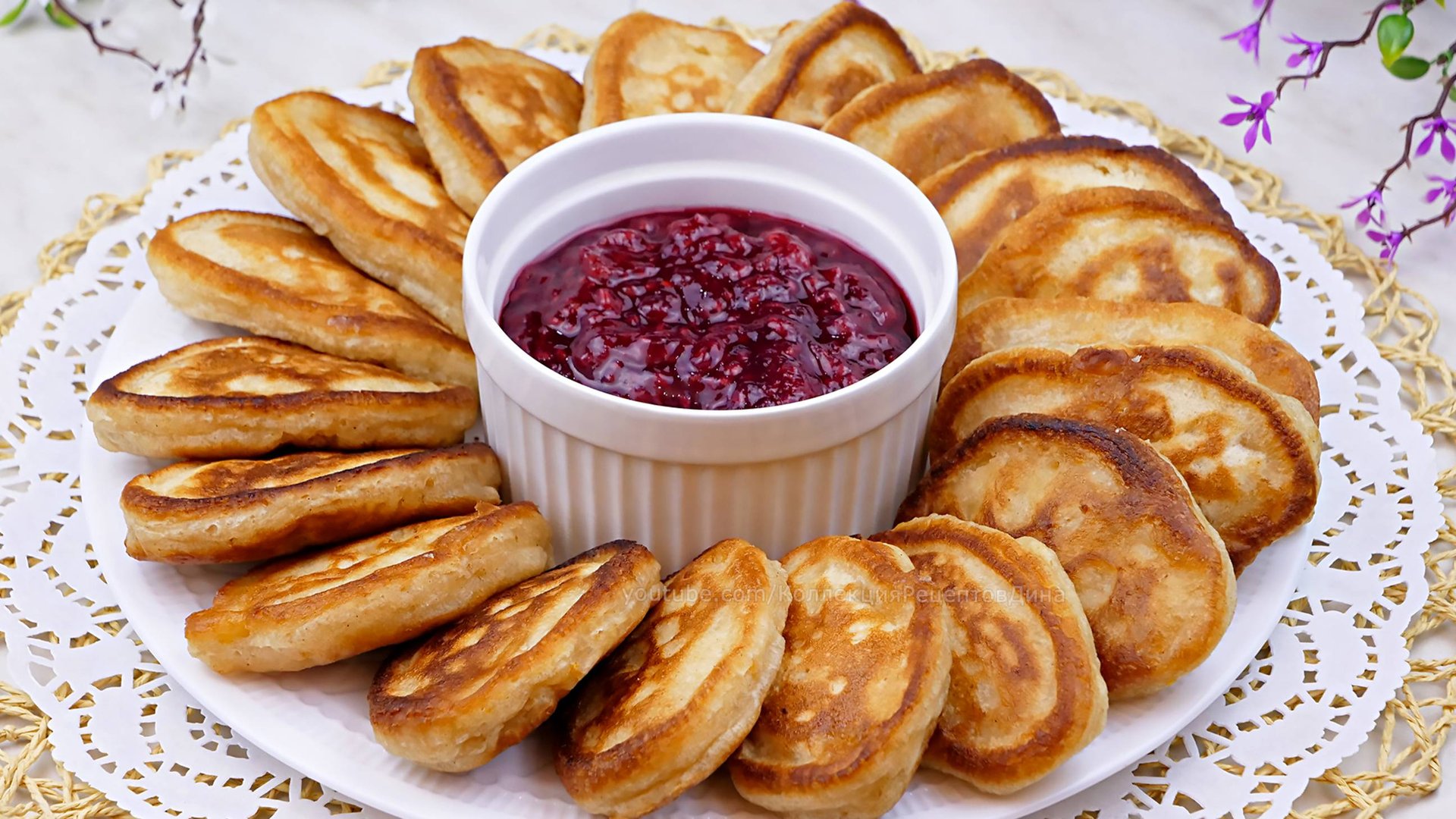 🥞Нежные оладьи на кефире с яблоками!🍎 Мягкие яблочные оладьи! Пышные оладушки с яблочным припеком