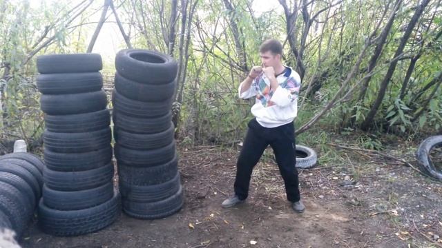 Удар МАЕ ГЕРИ. Варианты для реального боя