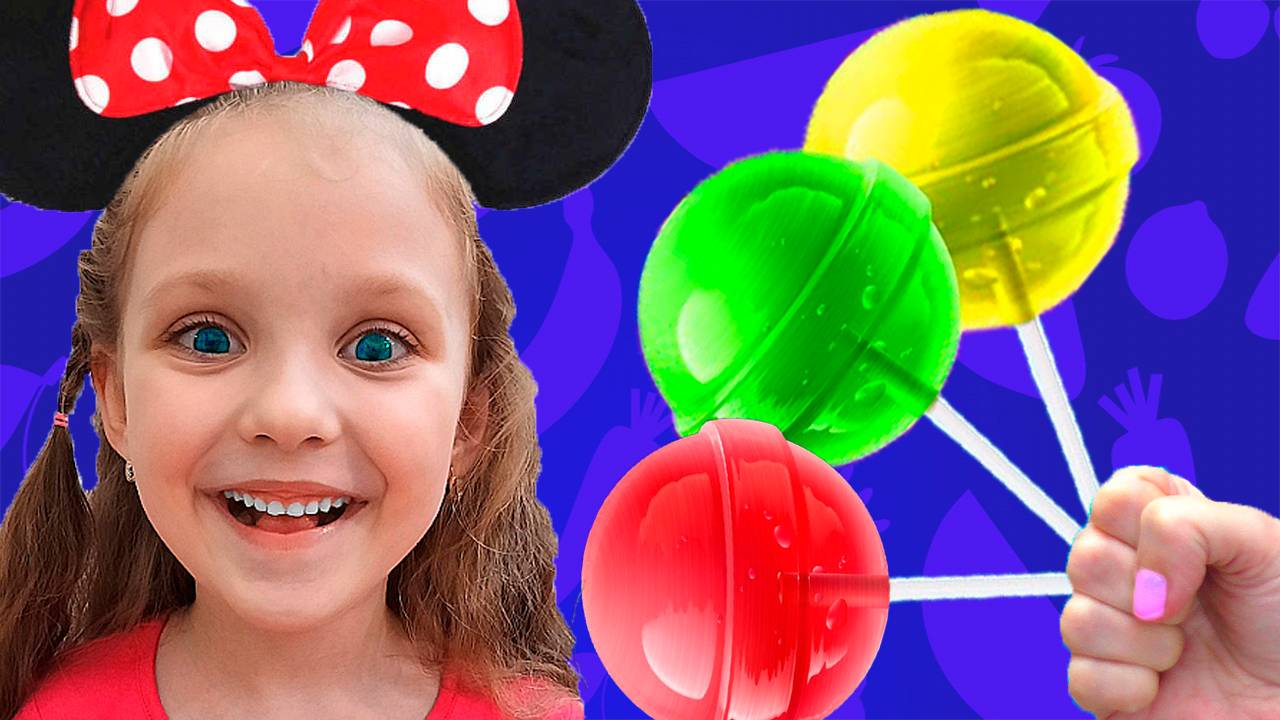 Лиза с папой и их забавная история с конфетами  / Чупа- чупс /  Видео для детей / Большой сборник