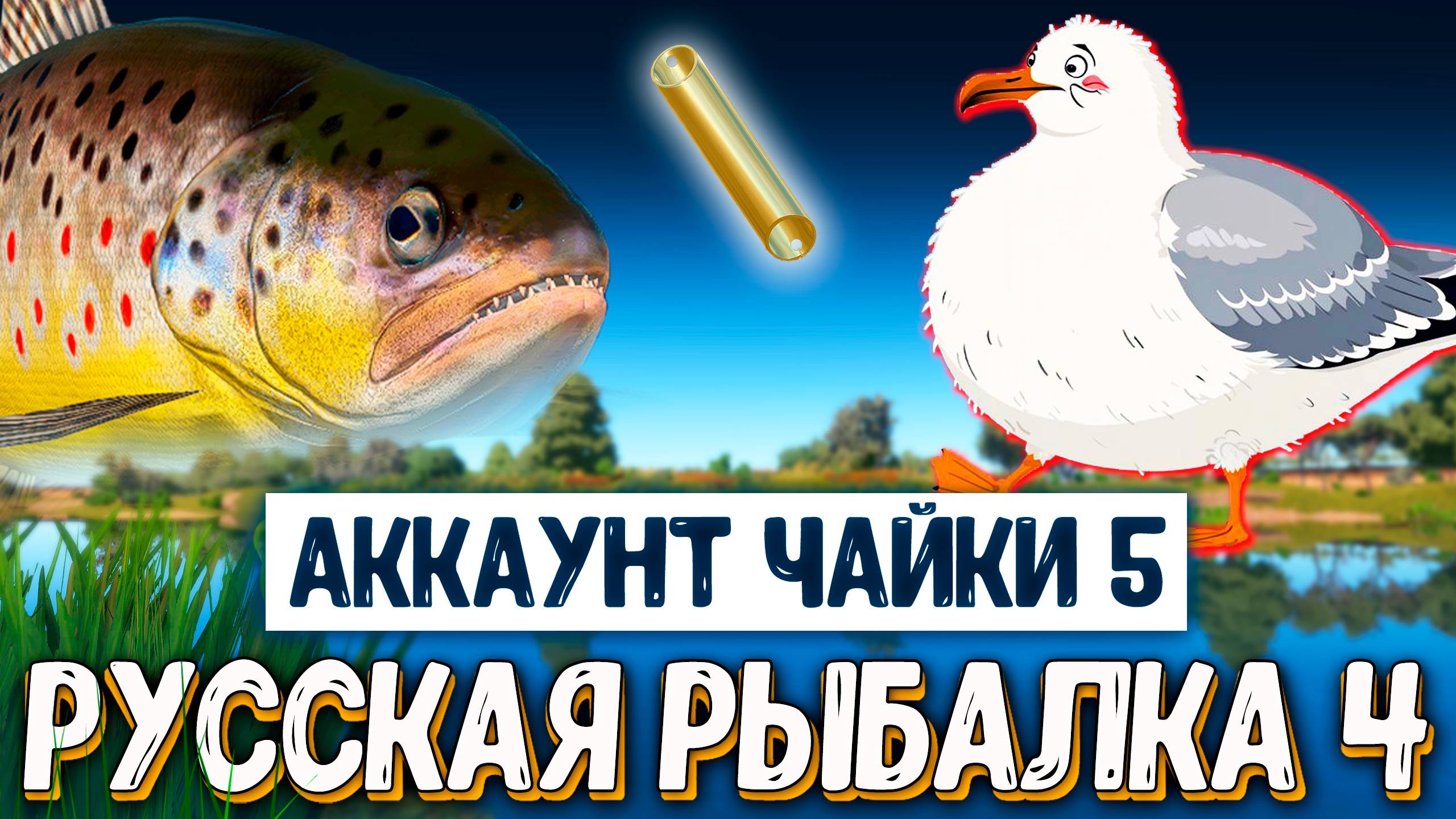 Rf4 отправили карповое удилище из чата, виды чаек в рр4 #рр4