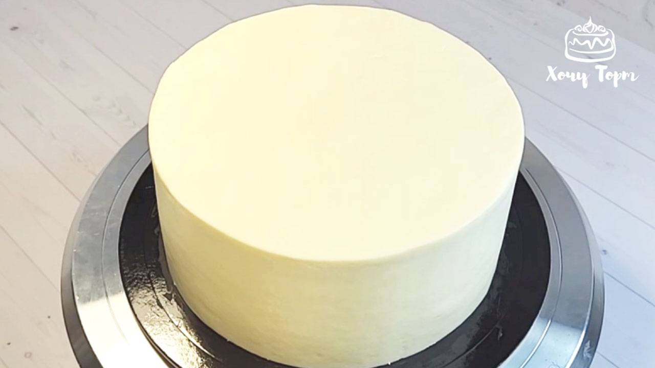 Как выровнять торт❓ Видео для начинающих кондитеров. Выравнивание торта крем-чизом + Рецепт крема 🔥