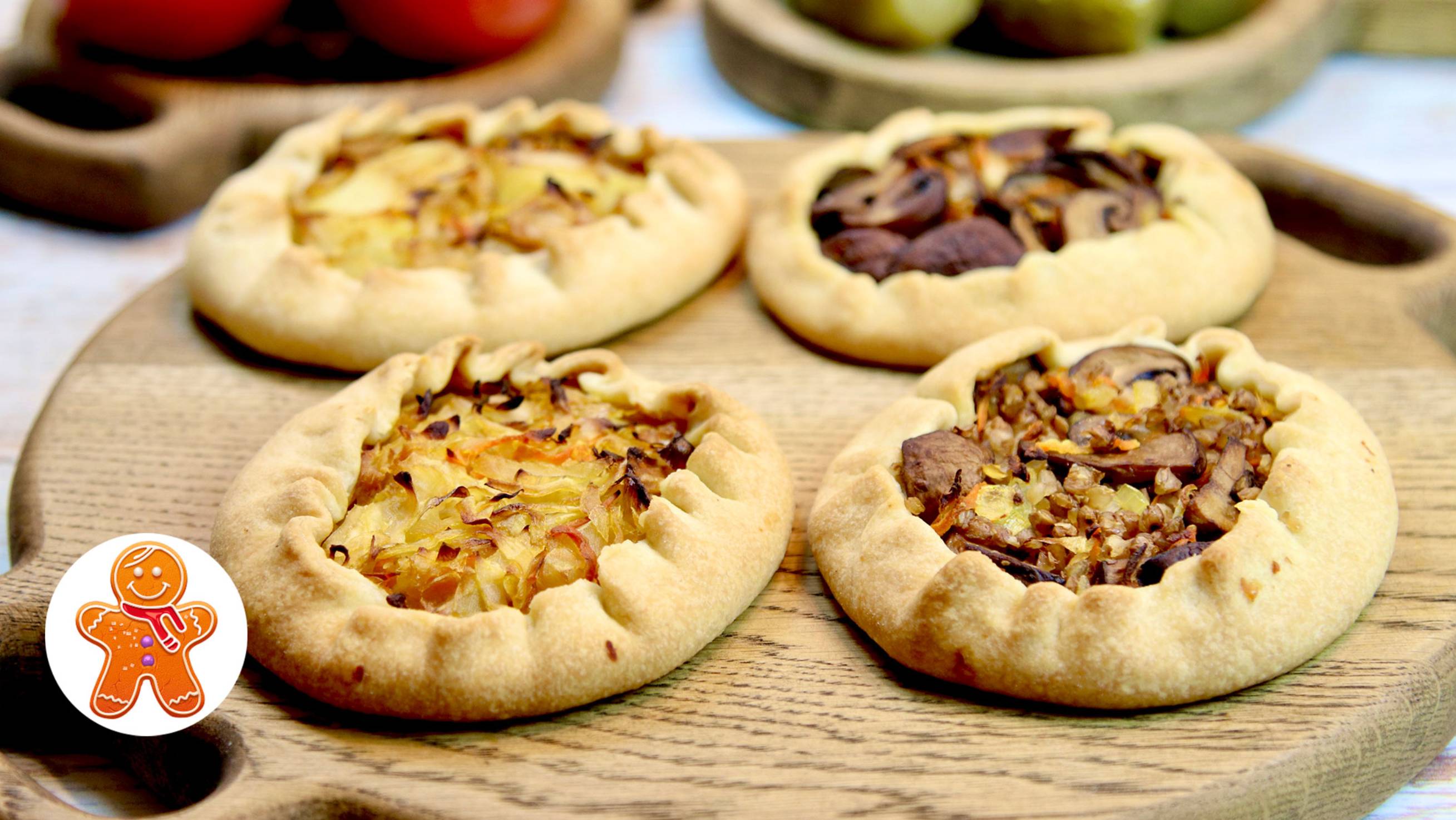 Бездрожжевые пирожки и много разных начинок ✧ Постные пирожки