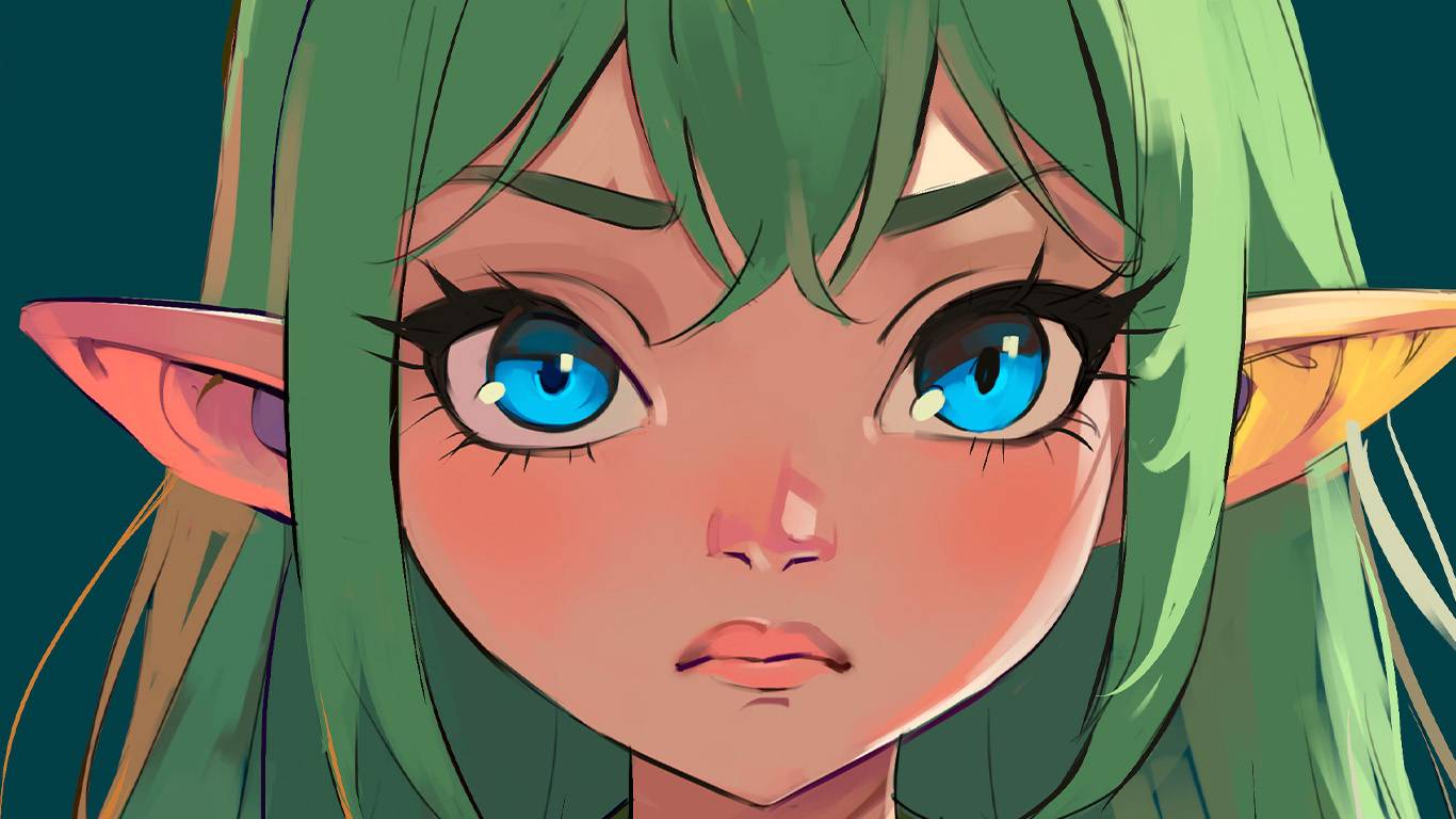 Elfy 15 #speedpaint #digitalart #drawing #portrait