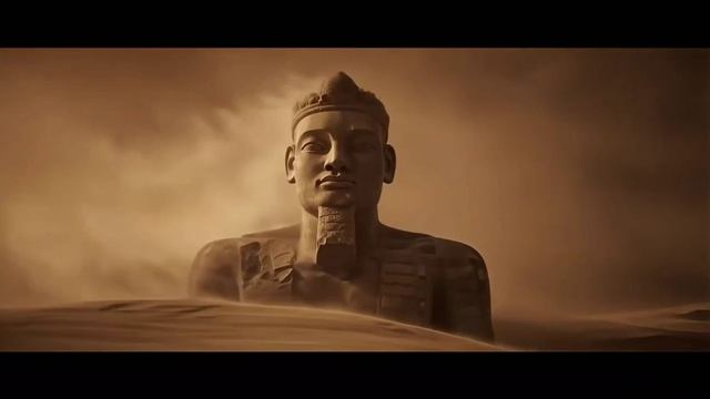 ДРЕВНЯЯ СТАТУЯ ИЗ ПЕСКА