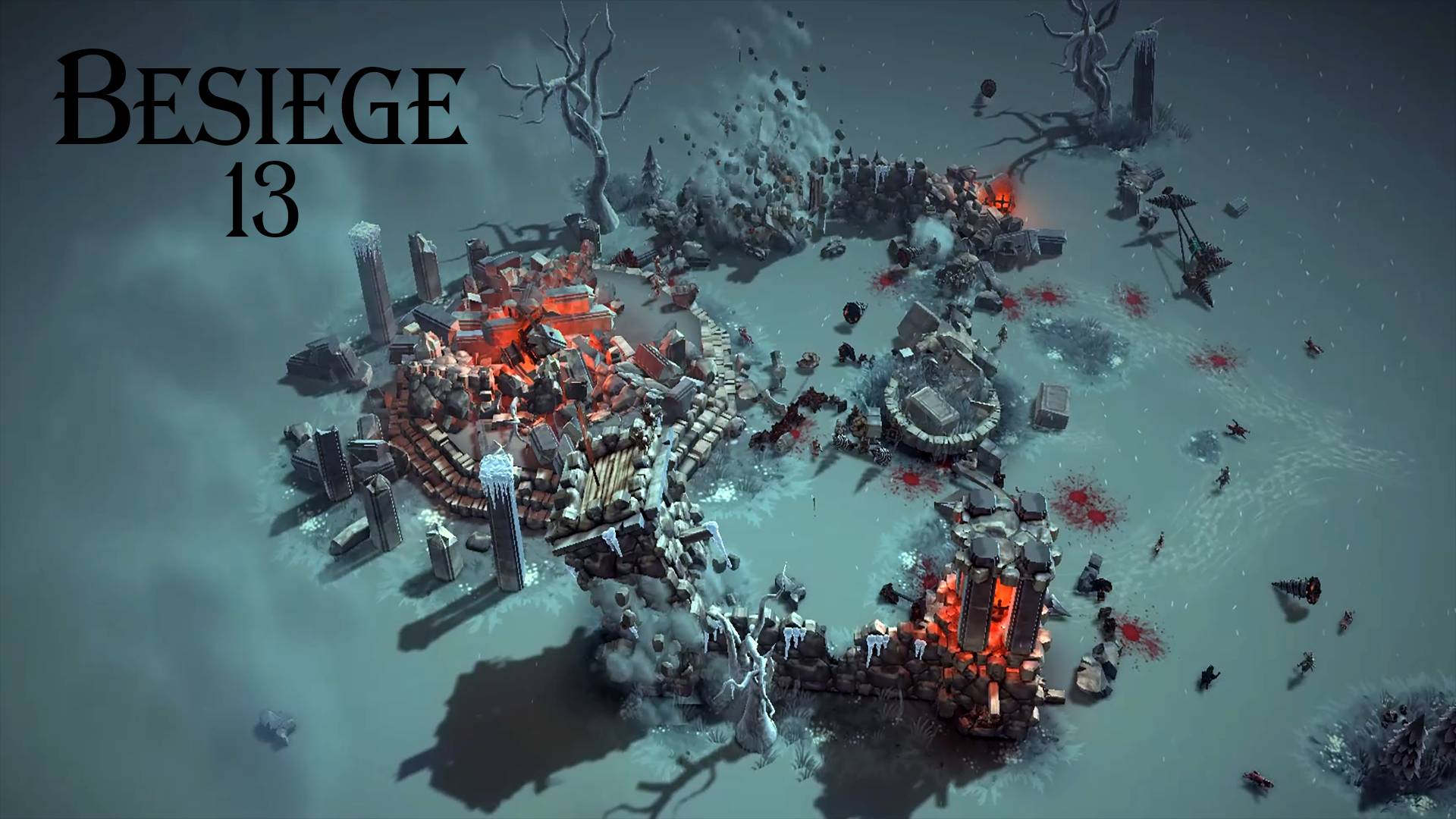 Besiege № 13 (ХОЛОДНЫЙ ОСТРОВ ПАЛ ПОД НАТИСКОМ ДРЕЛИ)