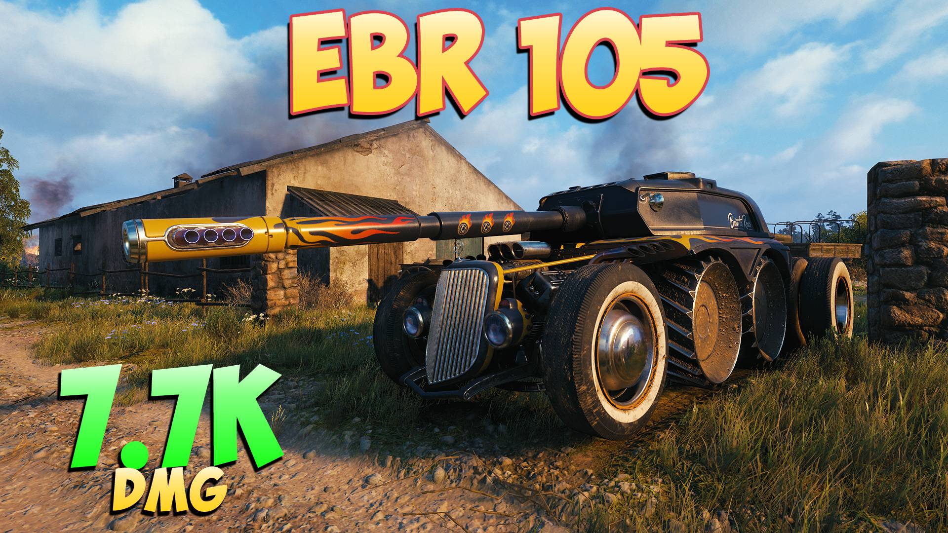EBR 105 • Маленький злодей! - 7 Фрагов 7.7K Урона • Мир Танков