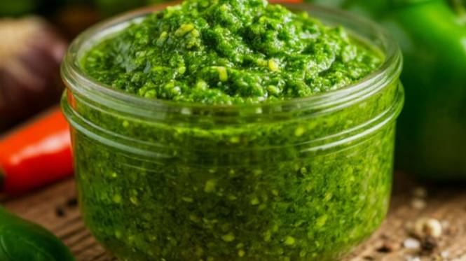 Зеленая аджика.