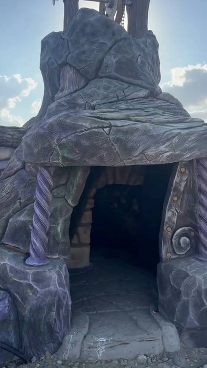 золотоносная шахта из арт бетона гномы на  работе живопись #сказочнаямастерскаяколесникова