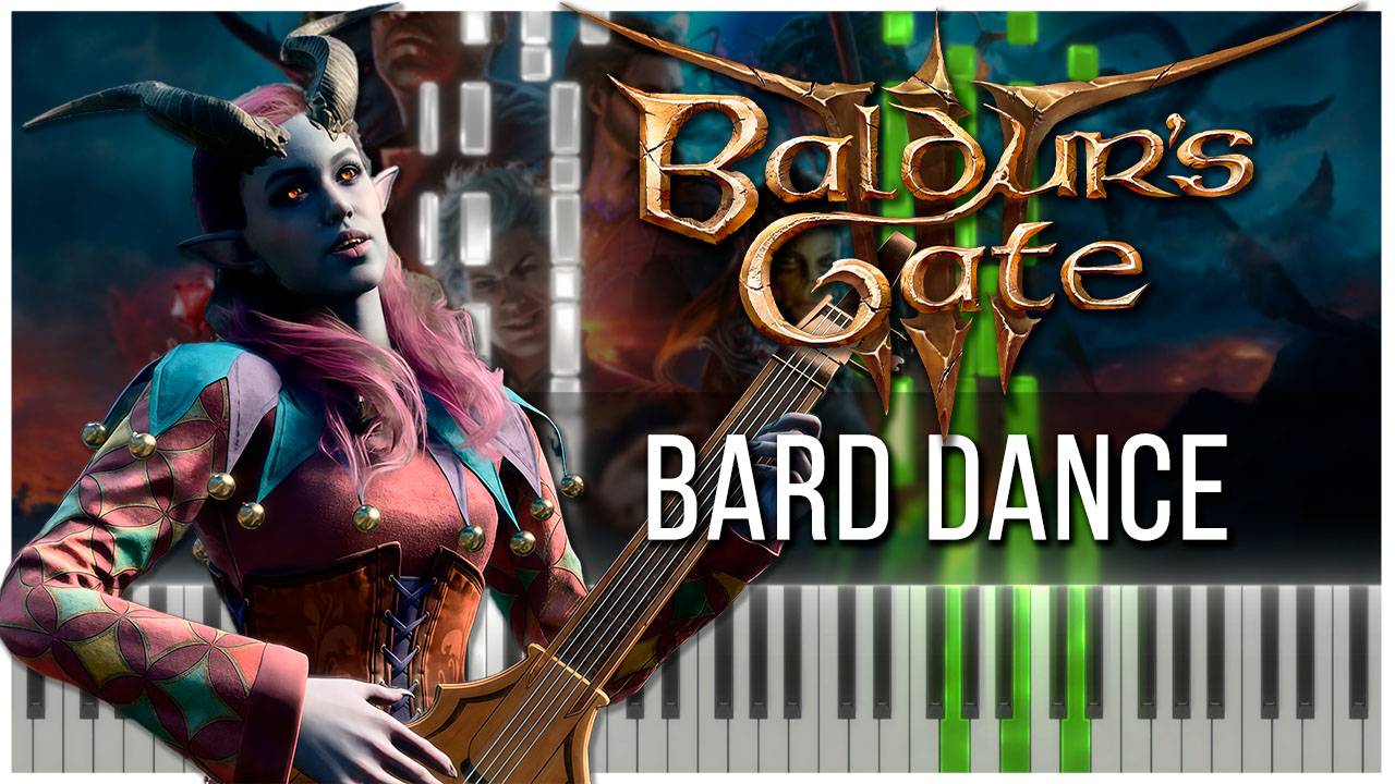 Bard Dance (Baldur's Gate 3) 【 КАВЕР НА ПИАНИНО 】