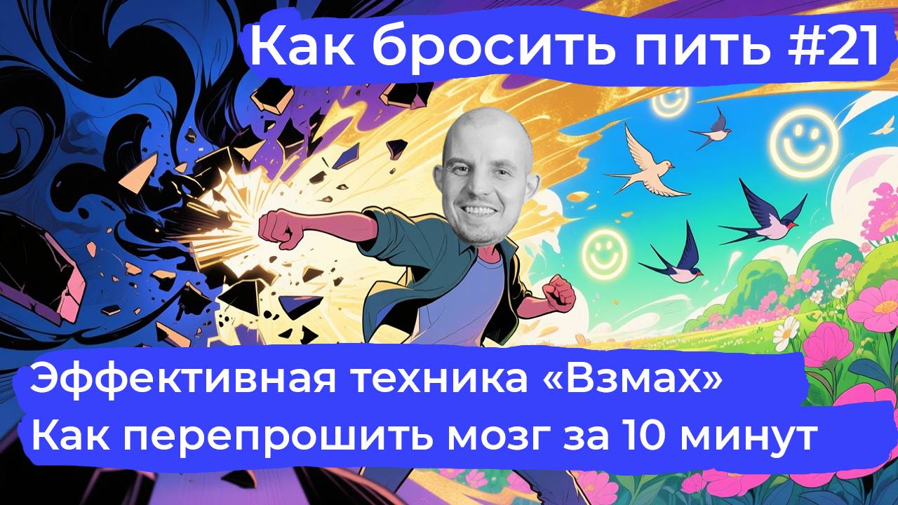 Как бросить пить #21: Техника «Взмах». Настрой навигатор на трезвое будущее!