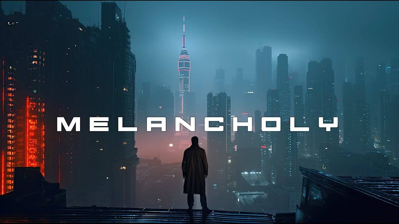 Blade Runner Melancholy - Cyberpunk Ambient Music - Ethereal Relaxing Music