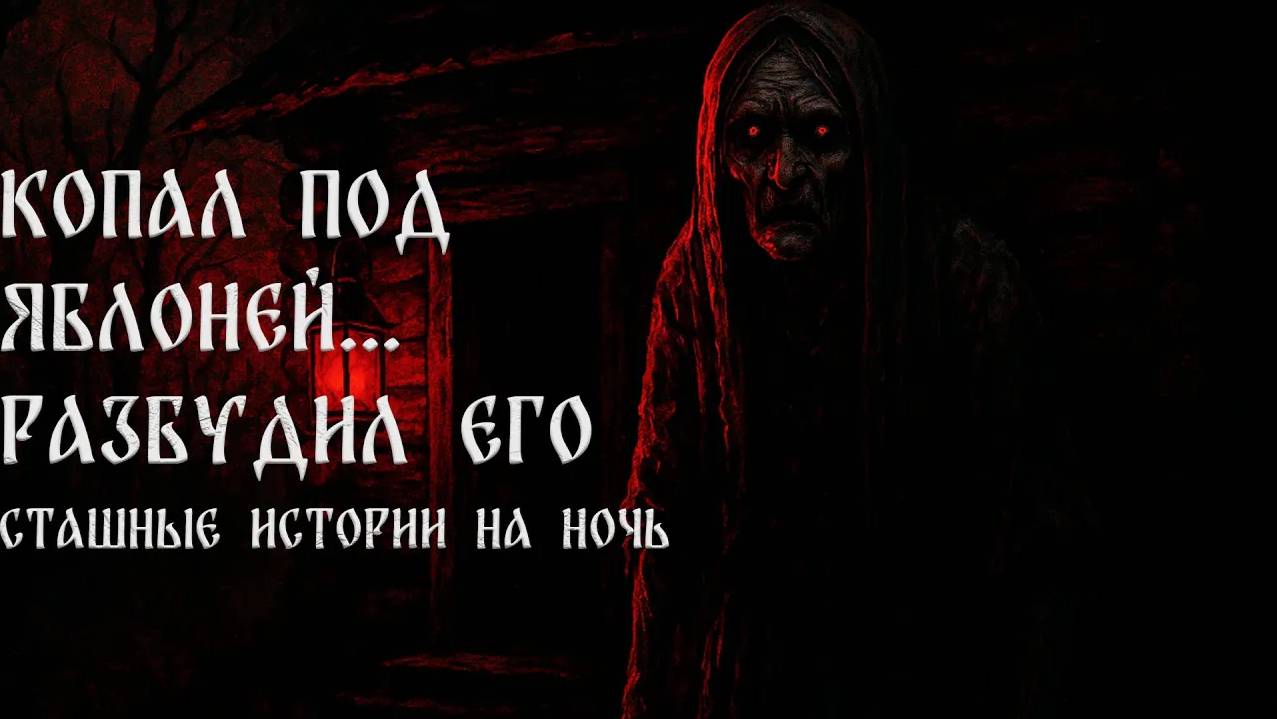 Я копал под яблоней… и разбудил его! Страшные Истории На Ночь
