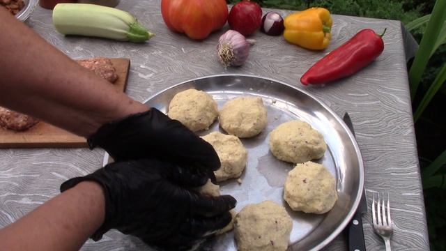 Картофельные зразы с мясной начинкой