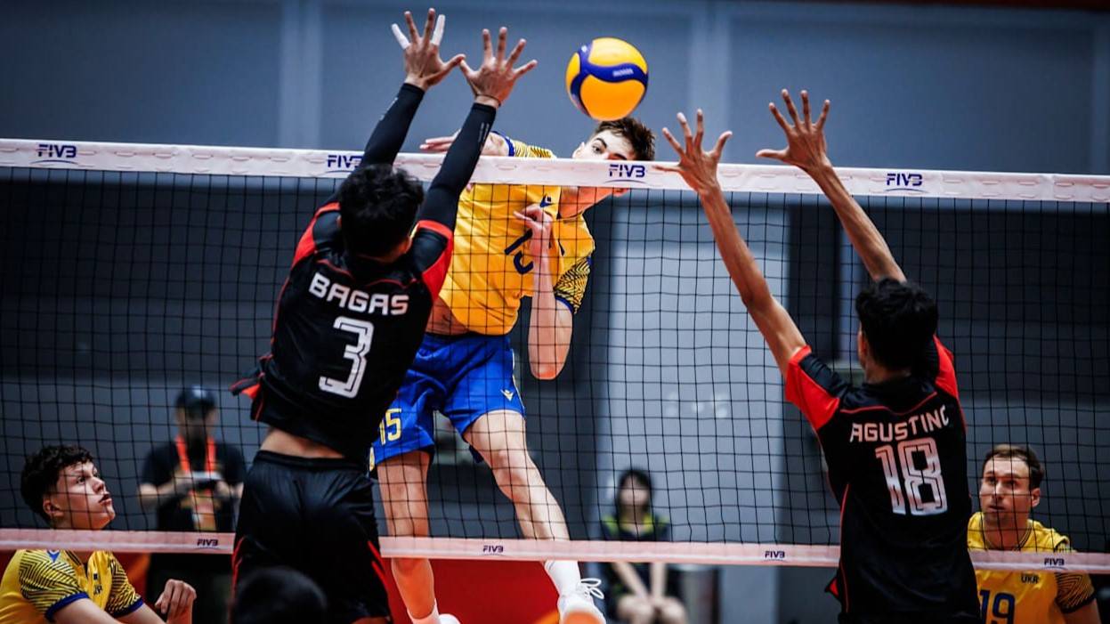 Волейбол. Украина — Индонезия. Чемпионат мира U21. 23/08/2025