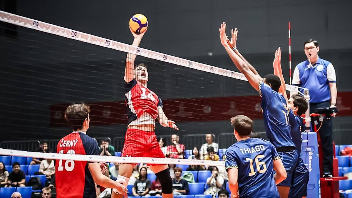 Волейбол. Бразилия — Чехия. Чемпионат мира U21. 23.08.2025