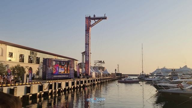 #СОЧИ международный фестиваль по хай-дайвингу «Крылья мира» 27-метров свободного падения в море!