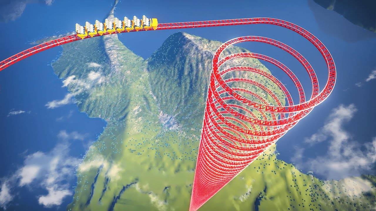 КАТАЕМСЯ НА ГОРКАХ БЫСТРАЯ ЕЗДА ПО СПИРАЛИ С ГОРЫ ДЛЯ ДЕТЕЙ КАНАЛ ДЛЯ ДЕТЕЙ ИГРАЛКИ-ЗАЛИПАЛКИ