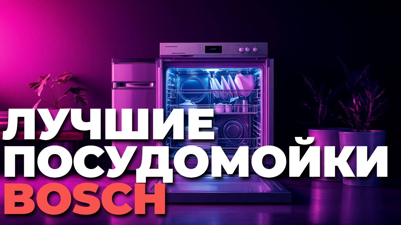 Лучшие посудомойки Bosch 2025 — топ-5 моделей для идеальной чистоты!