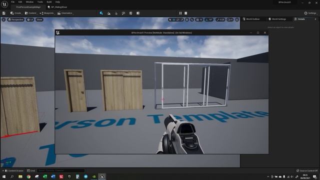 4_3 - Creating Sliding 3 Door Blueprint